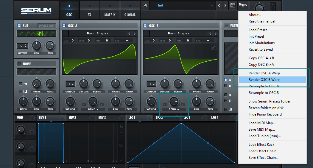 Serum Wavetable Design Render Warp Mode Tutorial Blog Samples Presets