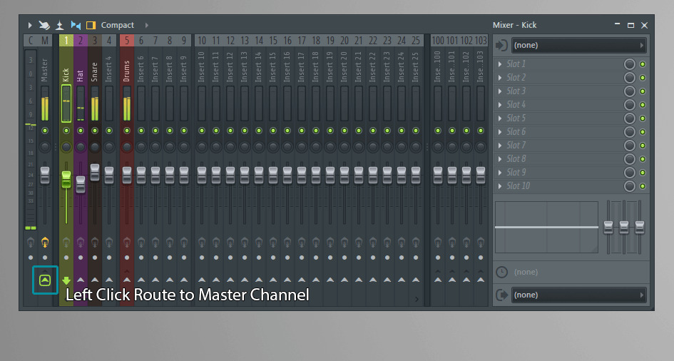How to add Mixer Channels to a Group in FL Studio Bus Send Tracks Tutorial 12 Mixing Music Production Blog