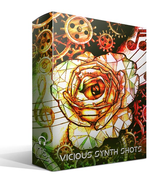 Box Vicious Synth Shots Typhonic Samples PAck Key Labeled Synthesiser One Shots