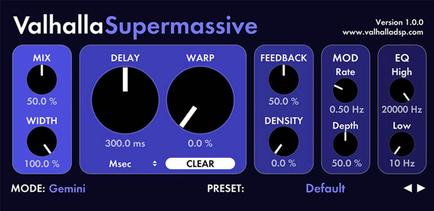 Valhalla Supermassive Free VST Plugin Review