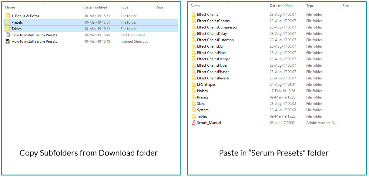 serum how download presets